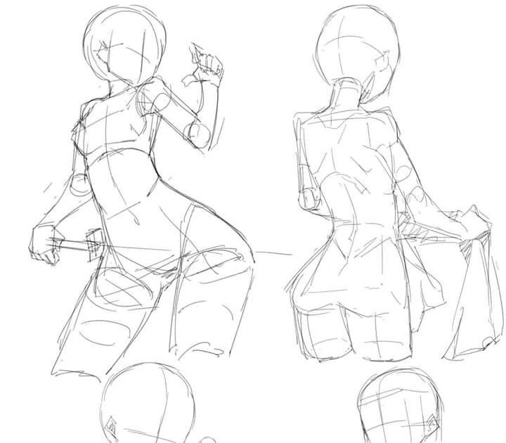 Anime Pose Reference Female Full Body - Zukoui Wallpaper