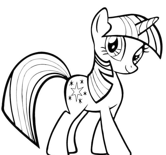 Gambar My Little Pony Untuk Mewarnai