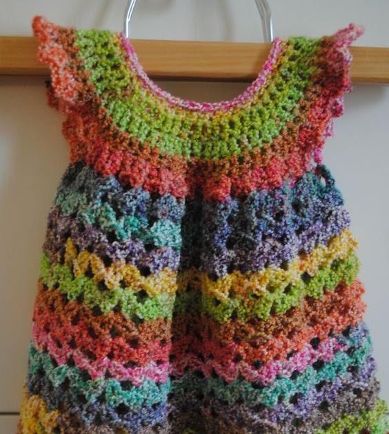 My Hobby Is Crochet: Angel Wings Pinafore By Maxine Gonser - Free ...