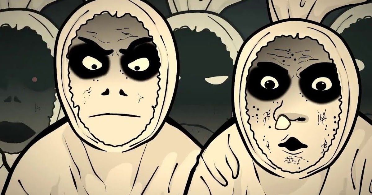 Gambar Pocong Animasi Bergerak Sudut Hantu