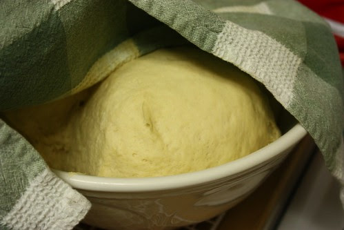 Rising dough