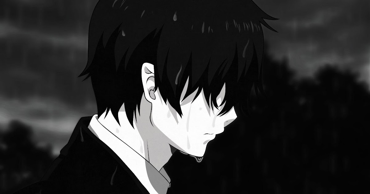Sad Anime Boy Pfp / Sad Anime Boys - Anime boy, cat, raining, scenic