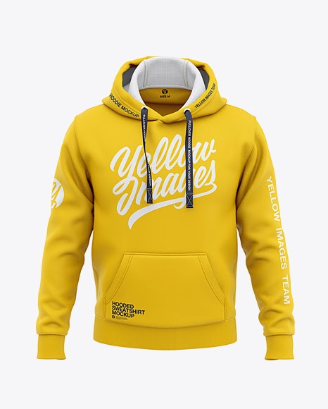 Download Mens Pullover Hoodie Front View Jersey Mockup PSD File 189 ...
