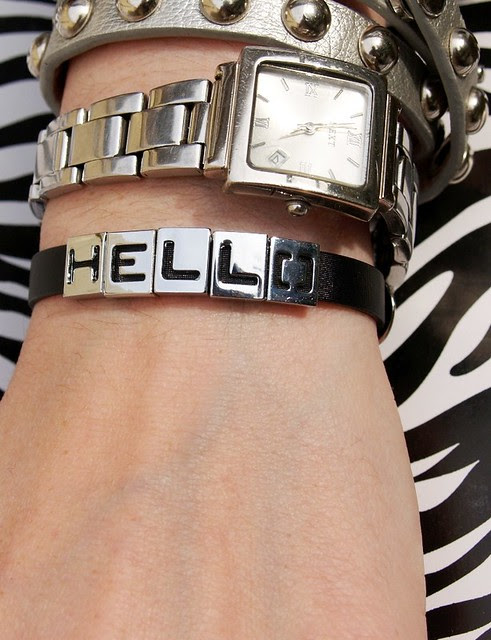 'Hello' bracelet