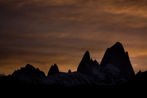 Fitz Roy le dice adios al sol