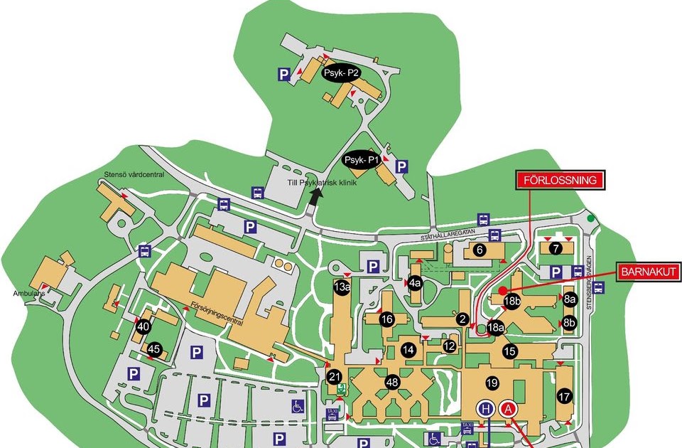 Länssjukhuset Kalmar Karta | Karta