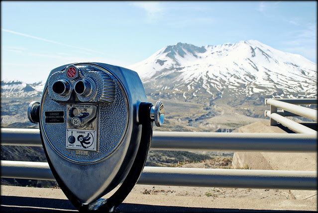 At Johnston Ridge Observatory - Mt. St. Helens