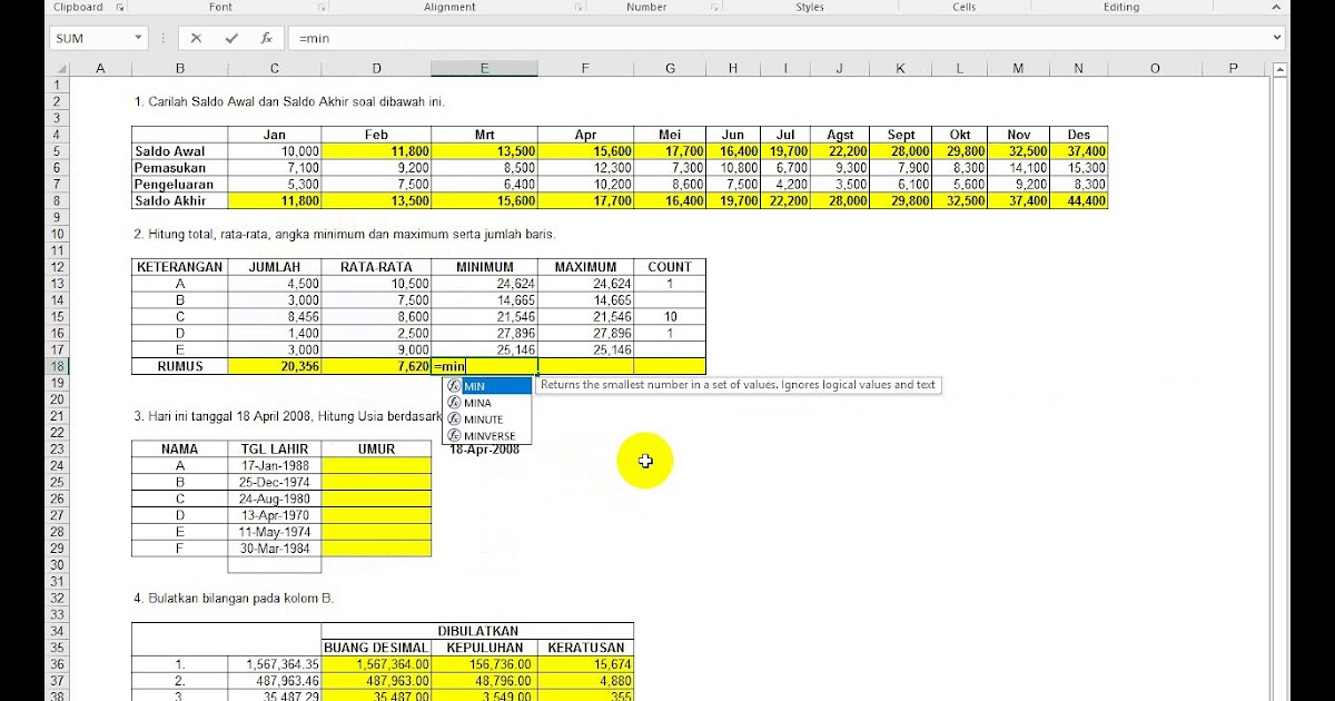 Contoh Soal Microsoft Access