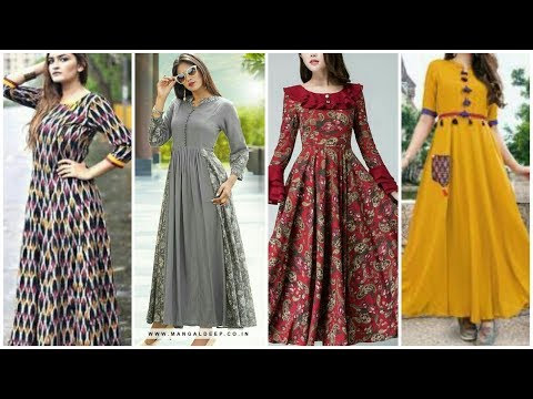 square neck frock design