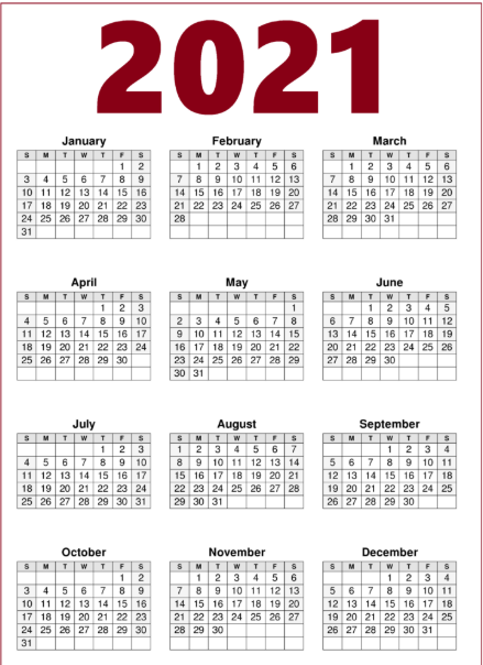 Free Printable Calendar 2021 Malaysia Public Holiday ...