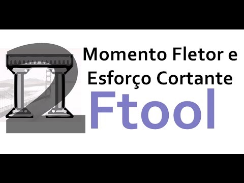 Diagrama de Esforço Cortante e Momento Fletor no Ftool - Tutorial Ftool [2] (Agora a estrutura é um pórtico)