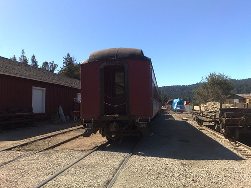 Big Trees Santa Cruz Railroad depot in Felton