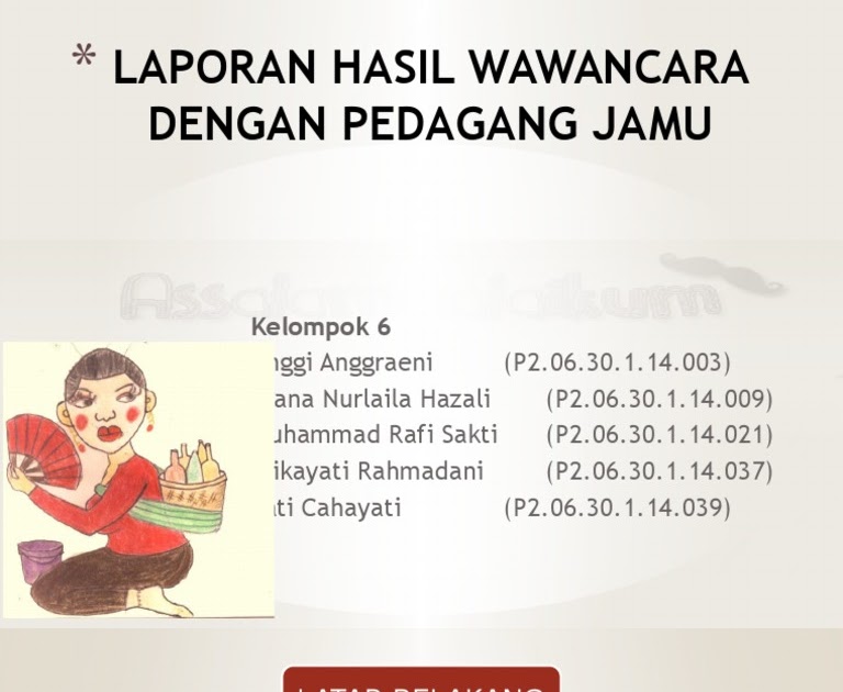 Download Contoh Laporan Wawancara Pedagang Images Contoh