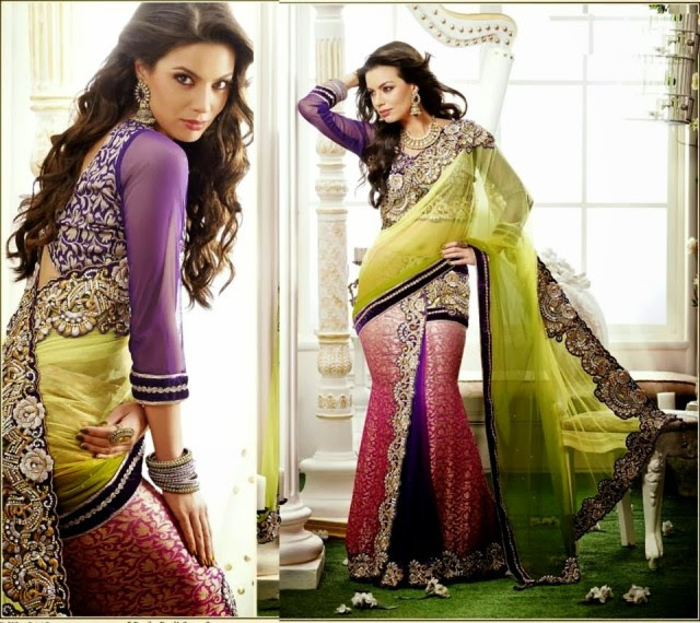Bridal-Wedding-Rich-Heavy-Embroidered-Sarees-Designs-Lehanga-Style-Fancy-Sari-New-Fashion-6 Bridal-Wedding-Rich-Heavy-Embroidered-Sarees-Designs-Lehanga-Style-Fancy-Sari-New-Fashion-6