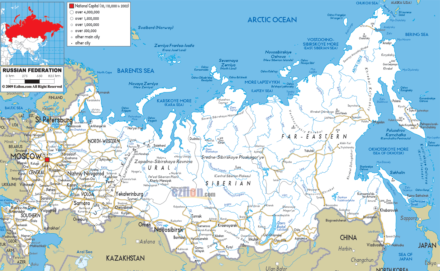 Russland Karte ~ World Of Map