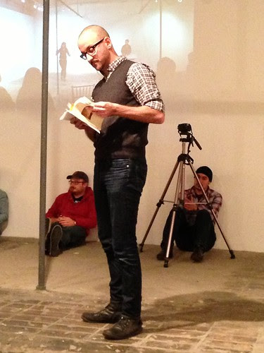 Aram Jibilian reading at Chris Stackhouse book launch