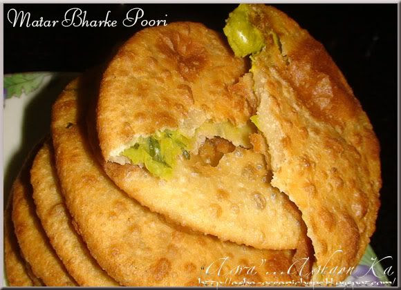 Pea Stuffed Poori