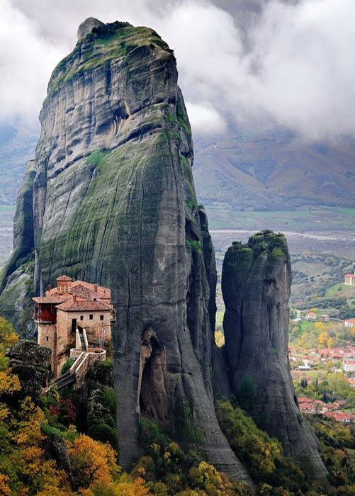 Cliffs, Meteora, Greece