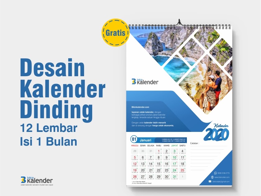 Baru 40+ Desain Kalender Sekolah Keren Cdr