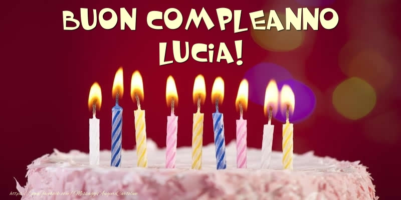 Cartoline Di Buon Compleanno Lucia