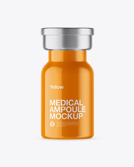 Download Glossy Medical Ampoule Psd Mockup Mockup Photoshop Action Yellowimages Mockups