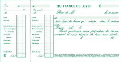 Exemples de documents Application quittance de loyer