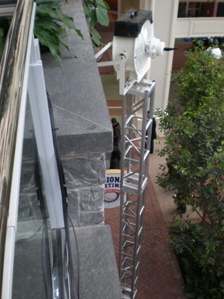 snow machines on truss