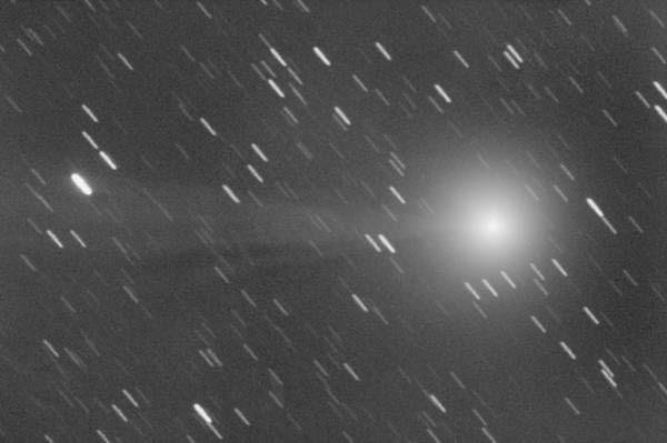 la cometa C/2014 Q2 Lovejoy  fotografata dall’Italia da  Gianluca Masi e Pier Luigi Catalano (fonte: Pier Luigi Catalano e Gianluca Masi/Virtual Telescope)