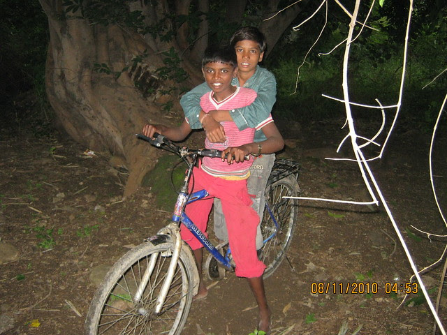 Pinnacle Cottage Close at 'Abhiruchi Village' on Sinhagad Road Pune 411 041 - children are entertaining themselves while parents construct multiplex