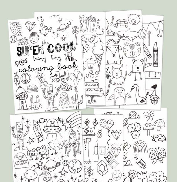 printable-mini-christmas-coloring-books-kiukkuinen