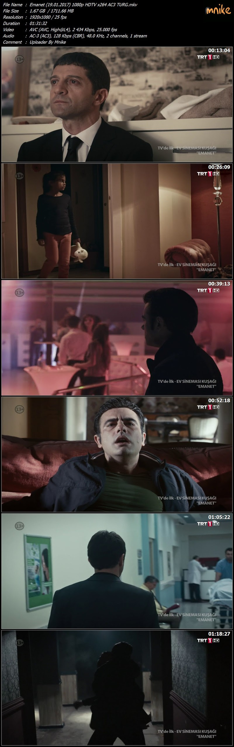TRT Ev Sineması Kuşağı 1080p Tek Link İndir Download 2016
