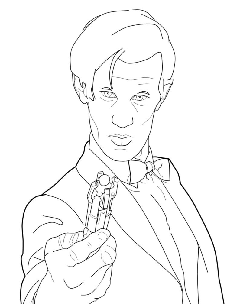 Belle Coloriage Doctor who A Imprimer | Imprimer et ...