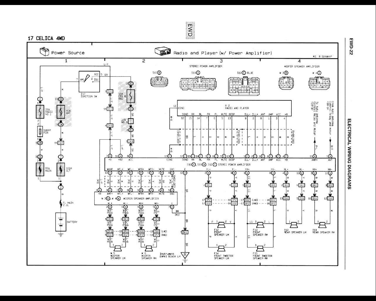 Amp Premium Sound Wiring Diagram 1998 Ford Contour