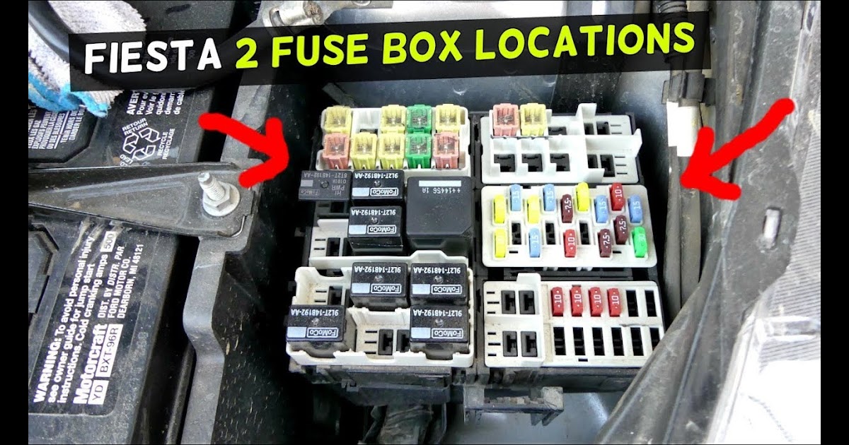 Ford Fiestum Fuse Box Location - Wiring Diagram