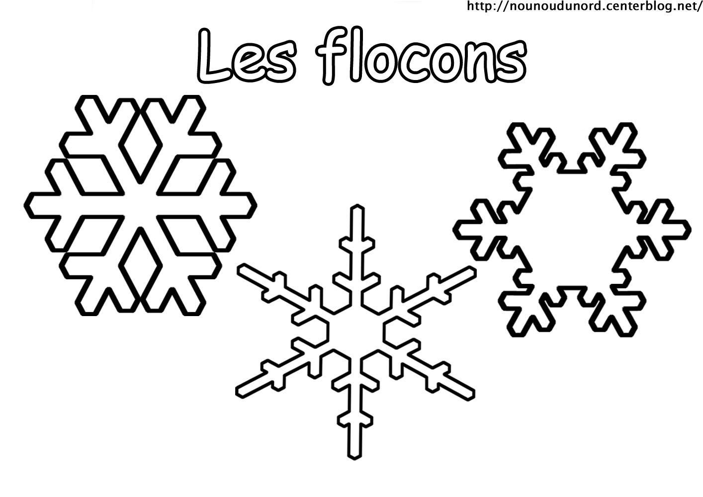 Image de Etoile: Dessin Flocon De Neige A Imprimer