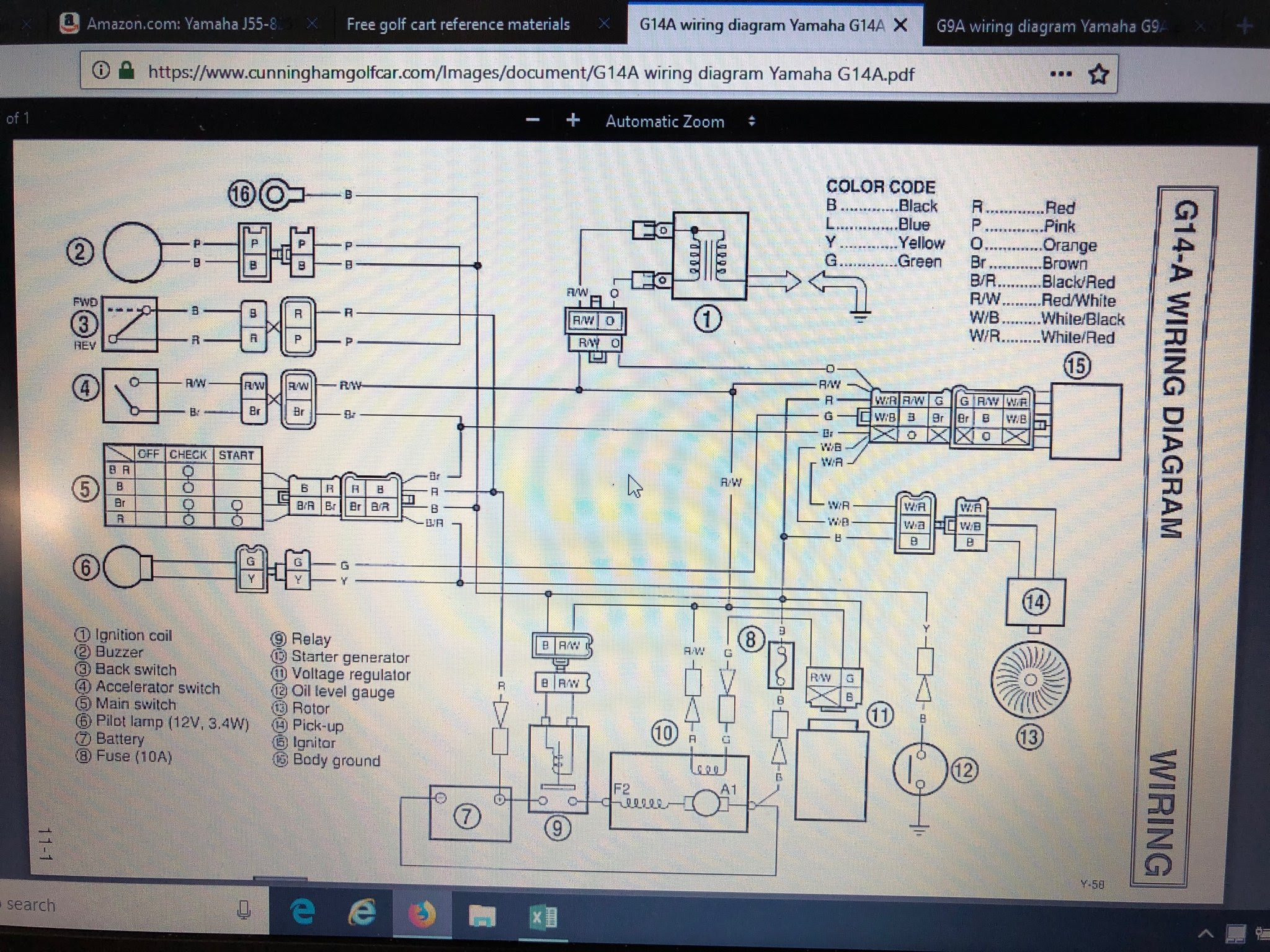 Yamaha J55 Golf Cart Wiring Diagram - Wiring Diagram Schemas