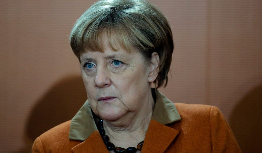 Angela Merkel will run for her fourth term as chancellor next fall, but her once-enduring popularity has waned since she decided to accept 1 million refugees into Germany. (Associated Press)