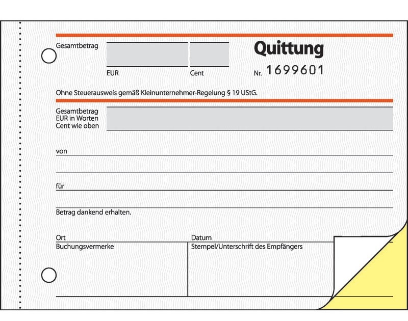 Steuererklärung dienstreisen: Quittung kleinunternehmer
