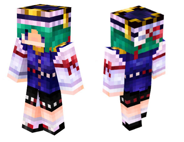 ベストオブ 霊夢 マイクラ スキン 東方 新しい日本ゲームminecraftearth