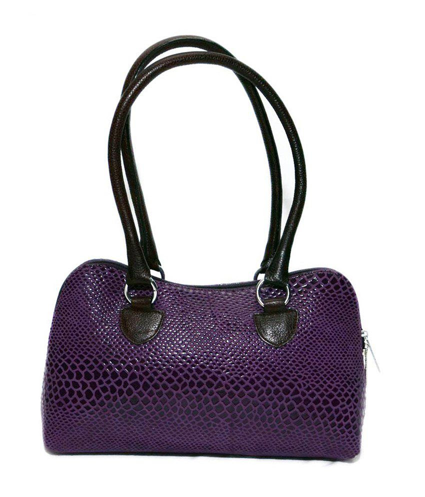 Blue Handbags: Purple Color Handbags