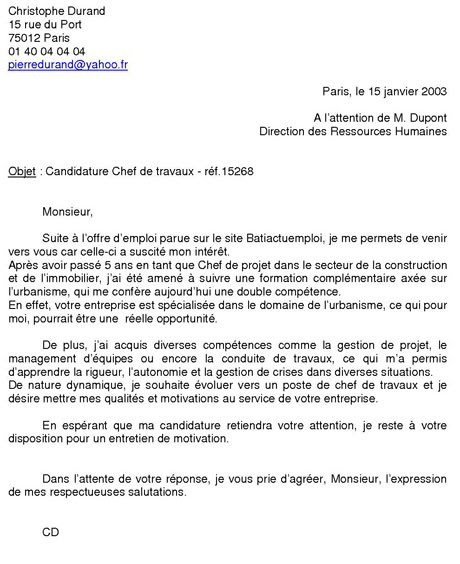Ferry blog lettre motivation bts