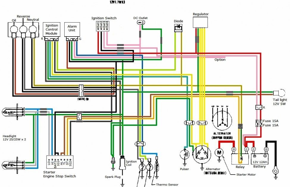 Chinese Atv Wiring Diagram Model 110 | schematic and wiring diagram