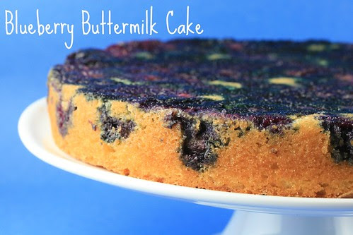 Food Librarian - Blueberry Buttermilk Cake (Upside down)