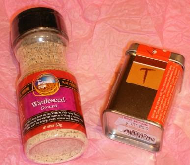 Blogging By Mail 10 Things: Wattleseed and Chai Tea