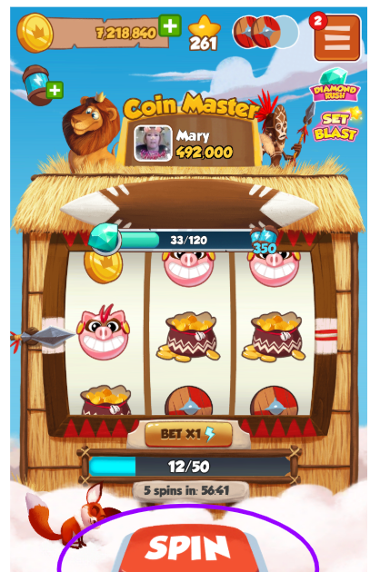 Coin master spins