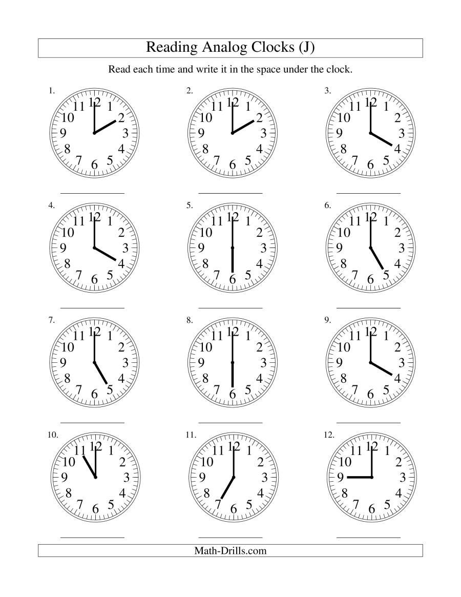 time worksheet: NEW 199 TIME WORKSHEET MATH DRILLS