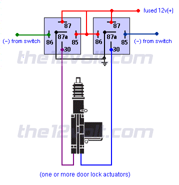 [DIAGRAM] 5 Wire Door Lock Diagram