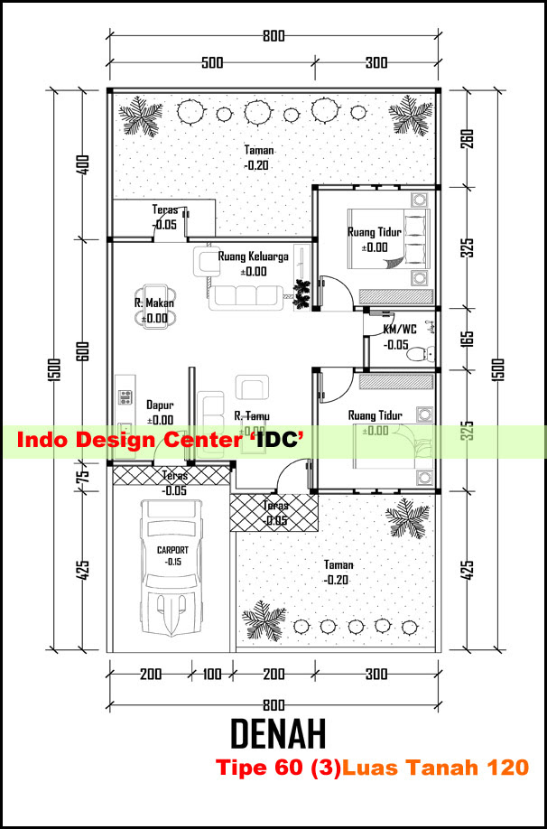 Desain Rumah Sederhana 6x8 Info Lowongan Kerja Id Denah Tipe