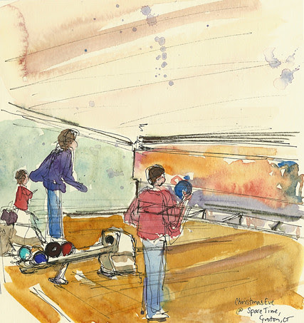 Bowling at Spare Time, Groton, CT