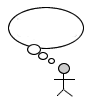 Cartoon thought bubble